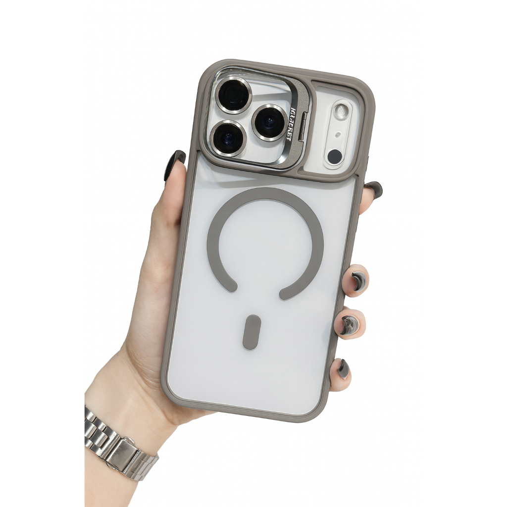 Capa Luxo Magsafe p/ iPhone 17 / 17 Air / Pro / Max Proteção Câmera Lançamento