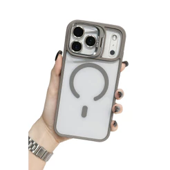 Capa Luxo Magsafe p/ iPhone 17 / 17 Air / Pro / Max Proteção Câmera Lançamento