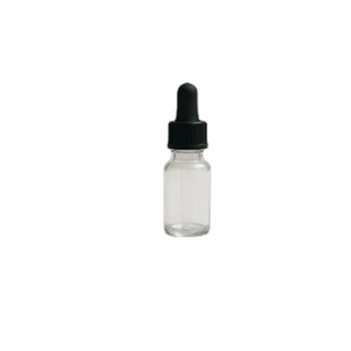 FRASCO DE VIDRO CONTA GOTAS TRANSPARENTE 10ML CANULA PONTA FINA TAMPA PRETA E TETINA PRETA em Oferta na Shopee