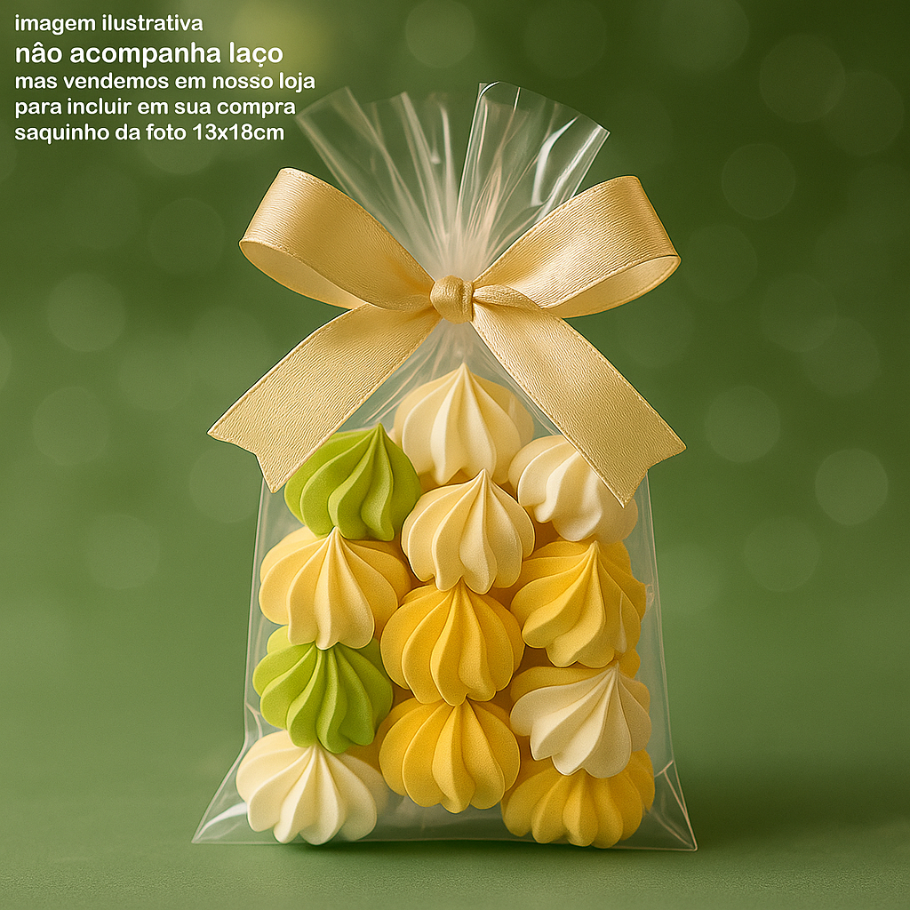 Saquinho Para Pipoca Gourmet  ou suspiro 6X9cm, 13x8 ou 13x18cm Com 10un ou 50un em Oferta na Shopee