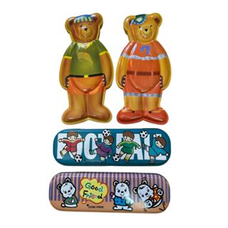 Estojo escolar metal antigo raro anos 90 raridade em Oferta na Shopee