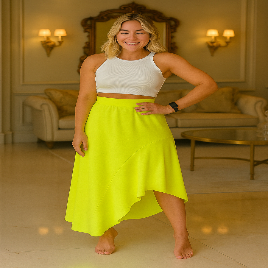 Saia Diva — Elegância Arrase em qualquer ocasião com a Saia Diva Estilo para suas Festas!