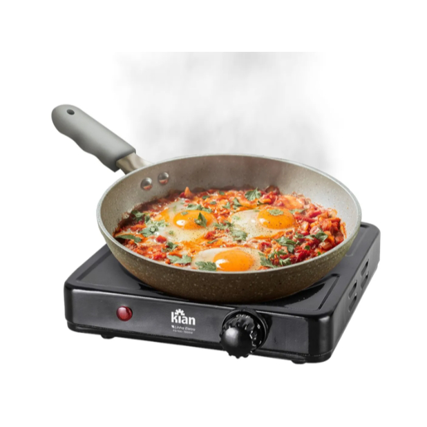 Fogão Elétrico Portátil Chapa Única Cooktop 127v 1000w Kian