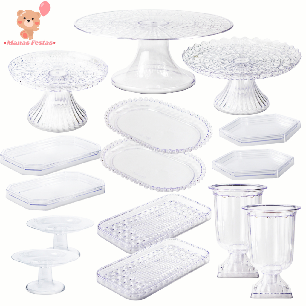 Kit Mega Decoração Esmeralda Perolado – Ideal para Casamentos, Aniversários e Chás (15 Peças)