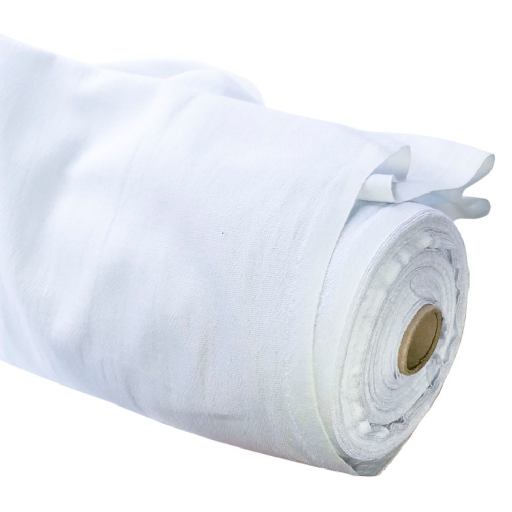 Tecido Sacaria Pé de Galinha para Pano de Prato 100% Algodão Alvejado Alta Absorção Largura 74cm