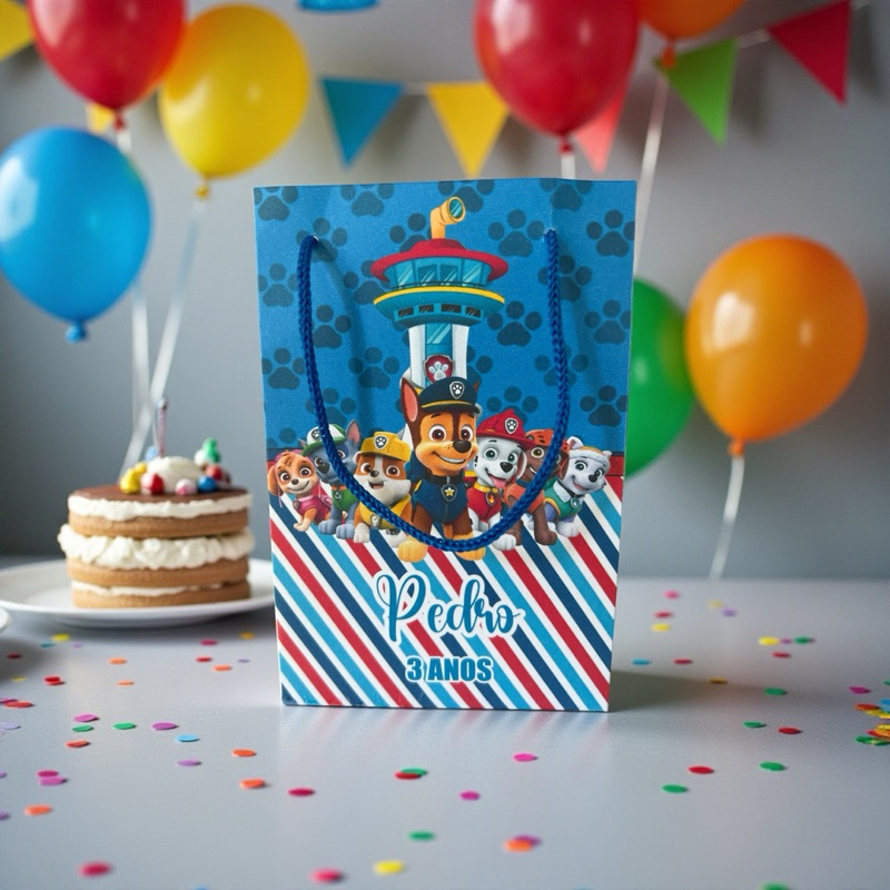 sacola Pequena Patrulha canina