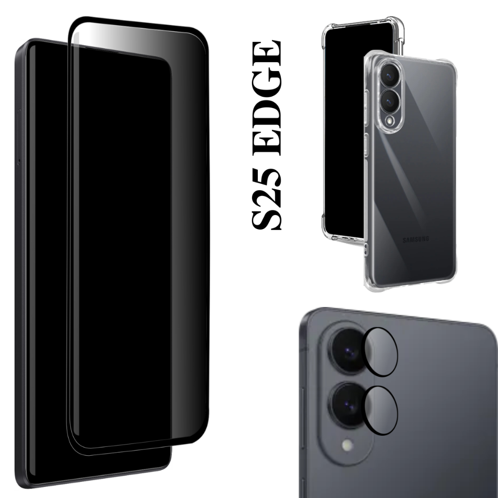 Película Privacidade Fosca Para Samsung S25 EDGE - Câmera Individual - Capinha Case Anti Impacto em Oferta na Shopee