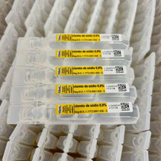 Soro Fisiológico 0,9% 10ml - Kit com 100 Flaconetes em Oferta na Shopee