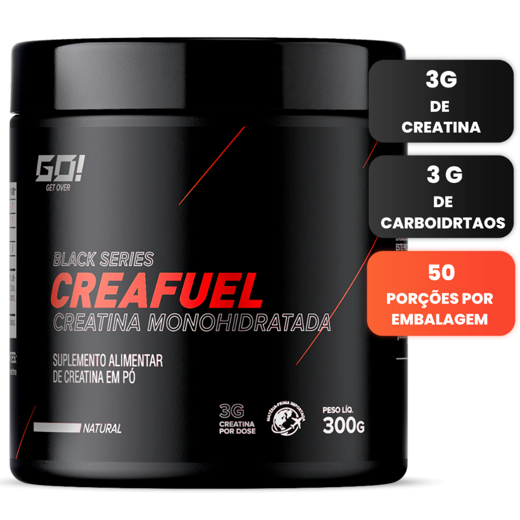 Creafuel 300g (50%) | Melhor absorção e recuperação - GO NUTRITION em Oferta na Shopee