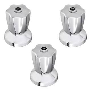 Kit 3 Acabamento para registro estria Deca 3/4 ABS Cromado C 50 ! em Oferta na Shopee