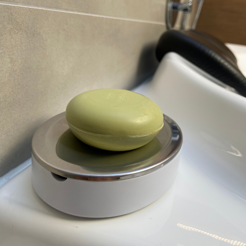 Saboneteira De Inox Para Nicho ou Bancada Lavabo Com Reservatório Branco em Oferta na Shopee