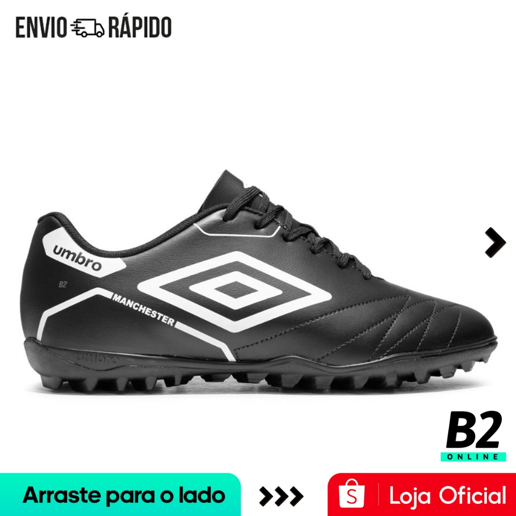 Chuteira Society Umbro Manchester Masculino Original Com Nota Fiscal e Garantia em Oferta na Shopee