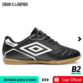 Chuteira Futsal Umbro Manchester Masculino Original Com Nota Fiscal e Garantia em Oferta na Shopee