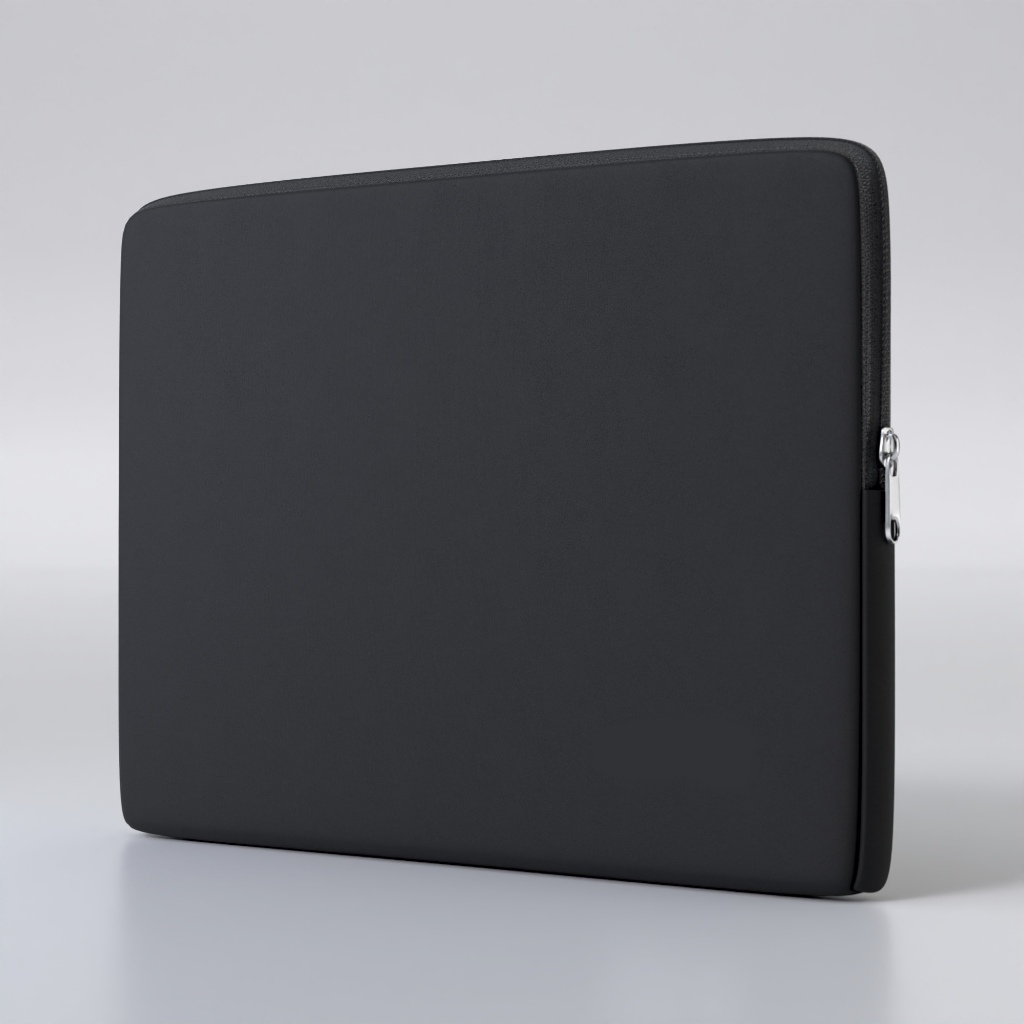 Capa Case Pasta Maleta Luva de Notebook em Eva Preto com Zíper - Isoprene - Preto