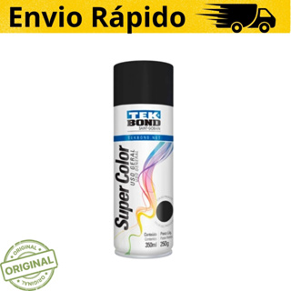 Tinta Spray | Preto Fosco 350ml | TEKBOND em Oferta na Shopee