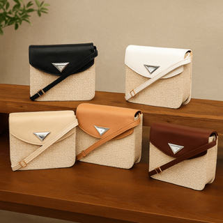 Bolsa Feminina Balada California Palha em Oferta na Shopee