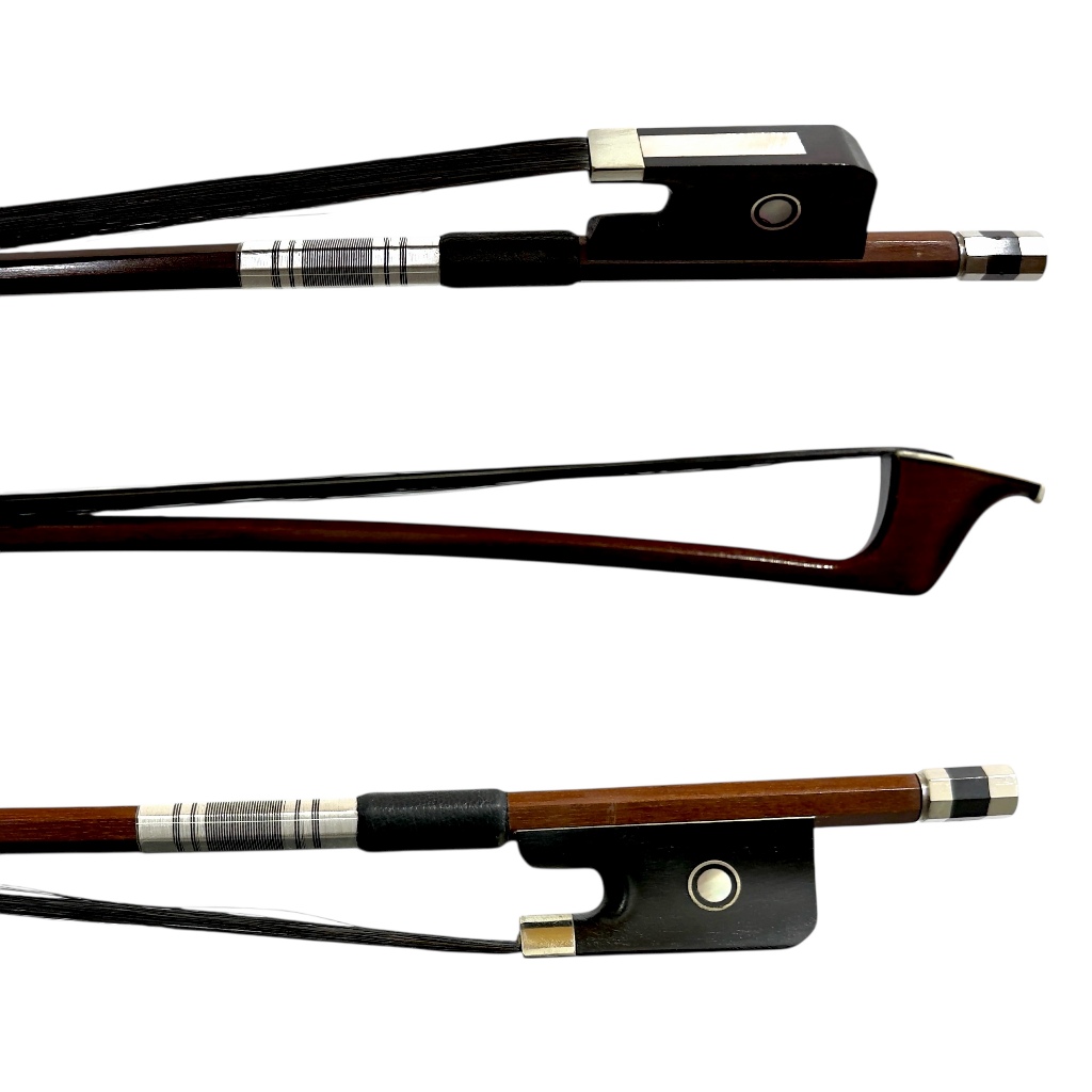 Arco para Violoncelo 4/4 – Madeira Massaranduba | Talão Ébano - Crina Negra | Premium Artesanal