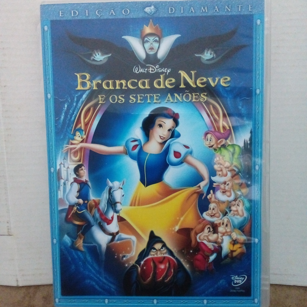 DVD Branca de Neve e os Sete Anões 1937 Dual Áudio/Dublado HD1080p