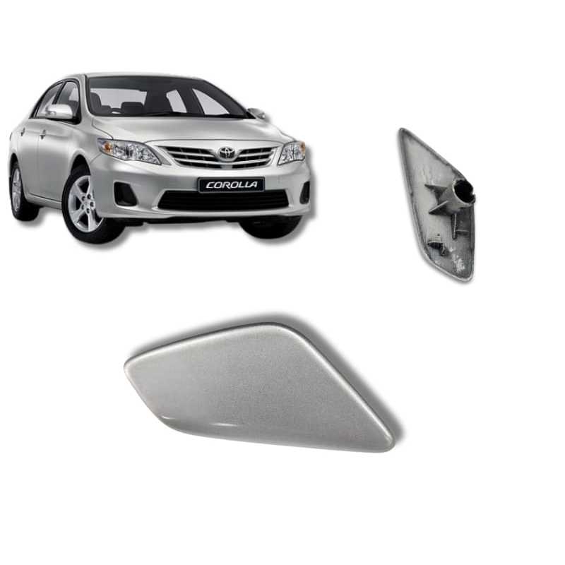 TAMPA ACABAMENTO ESGUICHO LAVADOR DE FAROL PARACHOQUE TOYOTA COROLLA ALTIS 2011 12