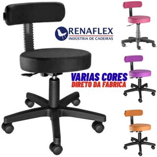 Cadeira Mocho Estética E Tatuador Manicure Designer de Sombrancelhas - Direto de Fábrica em Oferta na Shopee