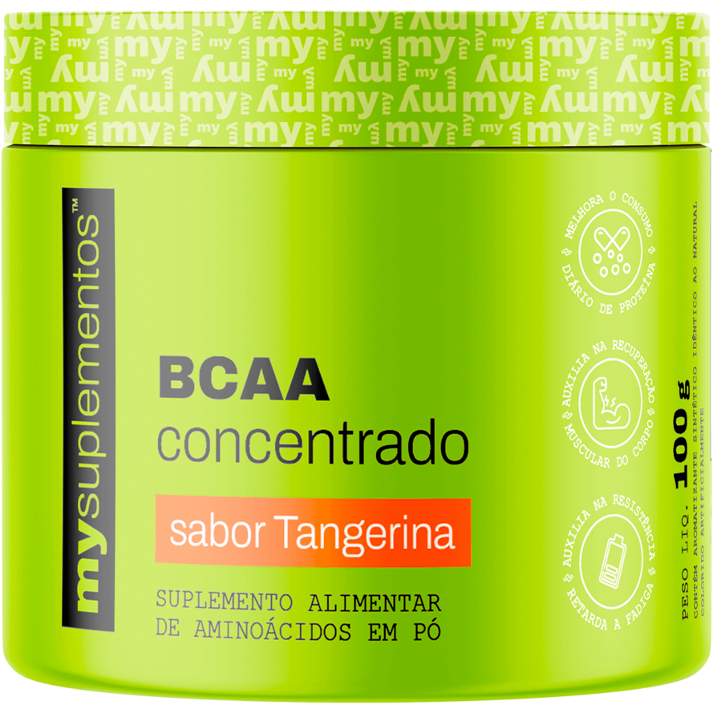 BCAA Ultra 100g (Tangerina) | 100% Concentrado - My Suplementos