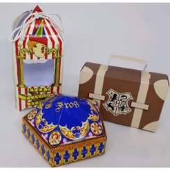Kit 15 Caixas Lembrancinha Tema Harry Potter