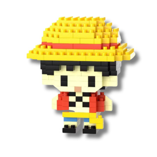Mini Bloco de Montar One Piece Luffy Anime com 203 peças em Oferta na Shopee
