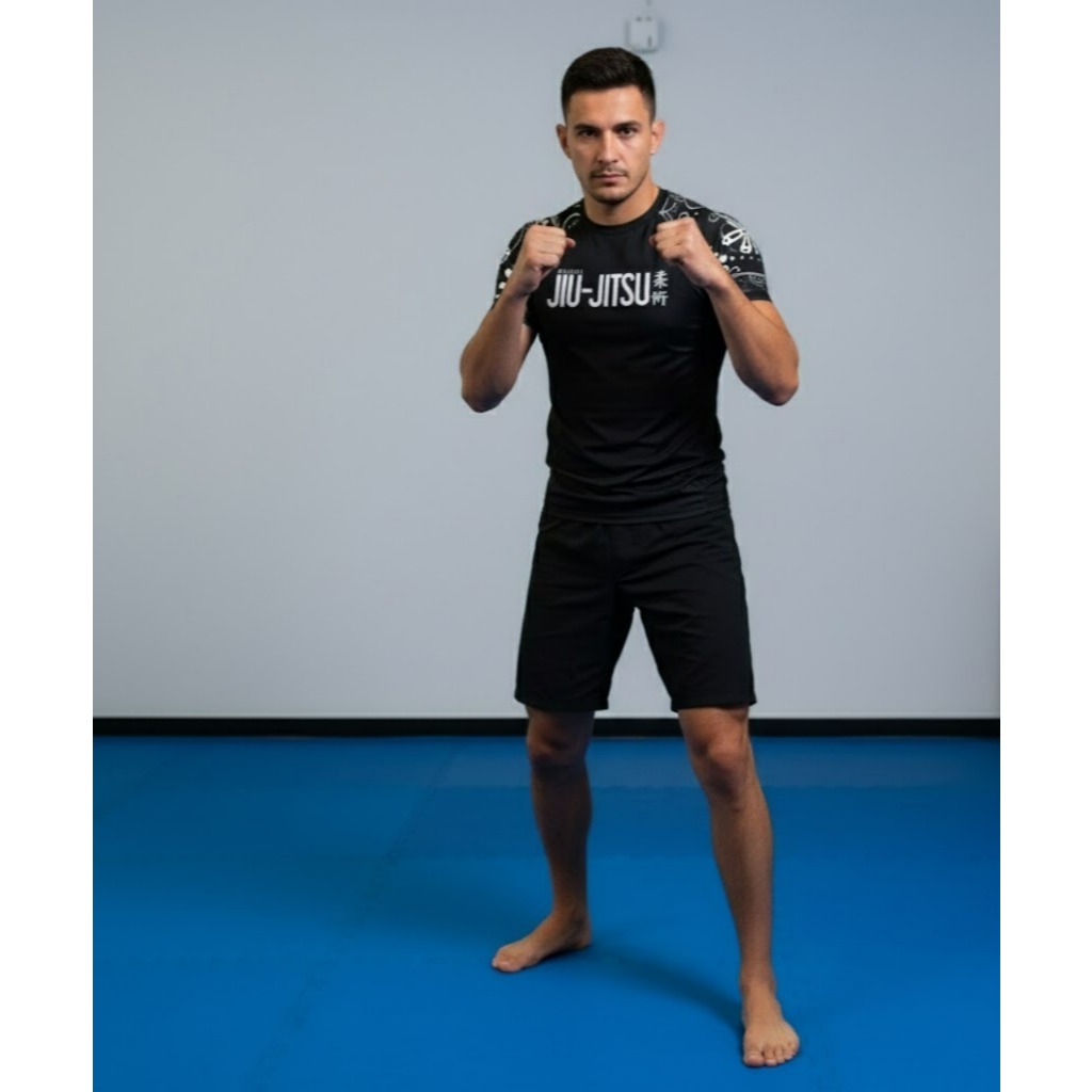 Rash Guard NoGi Performance | Manga Curta Compressão | Jiu-Jítsu & MMA |