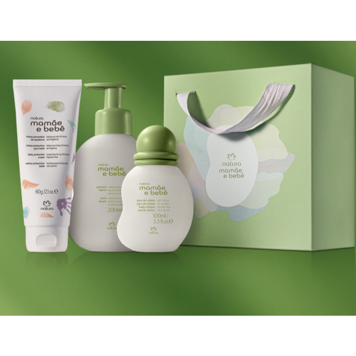 Kit Mamãe e Bebê Momento Chá de Bebê (3 produtos)