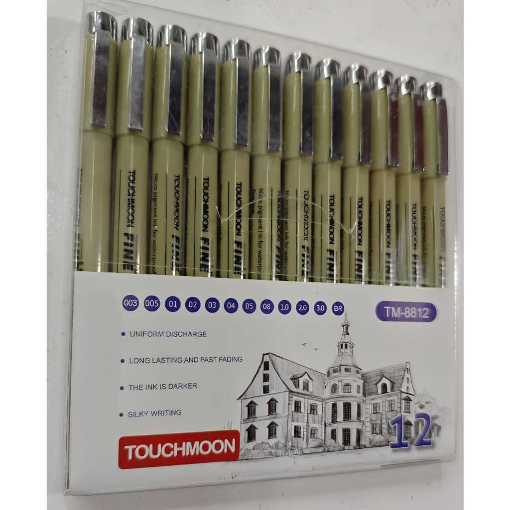 HYQ1950 Kit 12 pçs Peças Conjunto De Canetas Marcadores Com Tinta Forrados Neelde À Prova D'água/Material Escolar em Oferta na Shopee