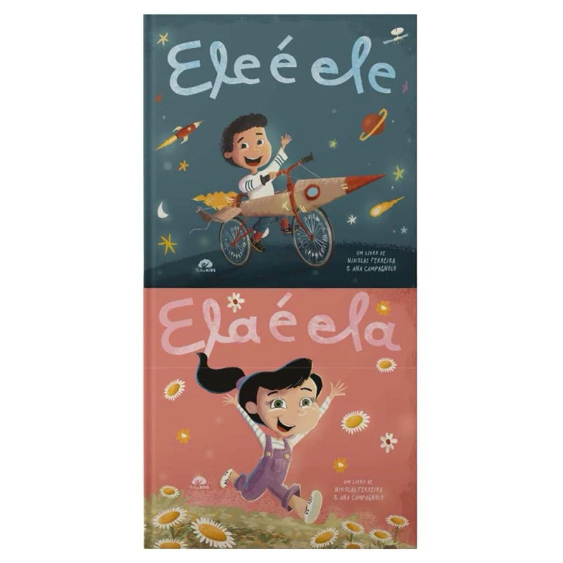 Kit Ele É Ele, Ela É Ela | Nikolas Ferreira E Ana Campagnolo