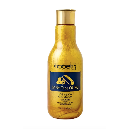 Shampoo Hidratação Banho De Ouro Hobety 300ml