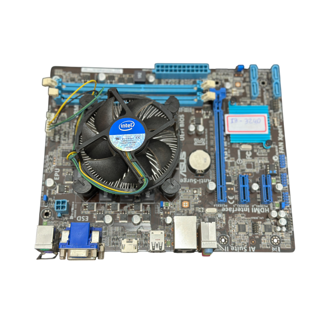 Placa Mãe Asus H61m-a Ddr3 Proc Intel Core I3-3240 Perfeita
