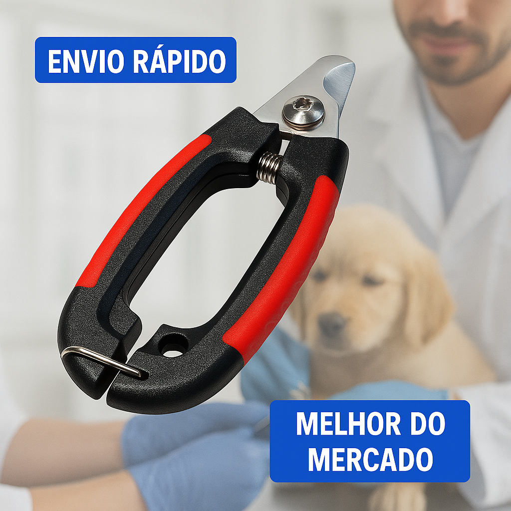 Cortador Tesoura De Unha Pet Cachorro Gato Médio E Grande