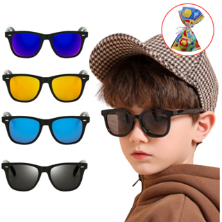 Óculos De Sol Espelhado Infantil Menino Proteção Uv 400 em Oferta na Shopee
