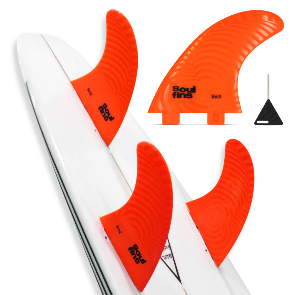 Triquilha Grande M5 Large Prancha de Surf Jogo de Quilha Surf Shortboard Grande M5 / Média M3