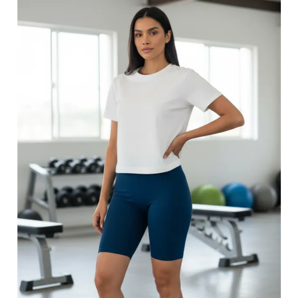 Bermuda Ciclista Feminina Cotton Adulto Malwee Original Confortável em Oferta na Shopee