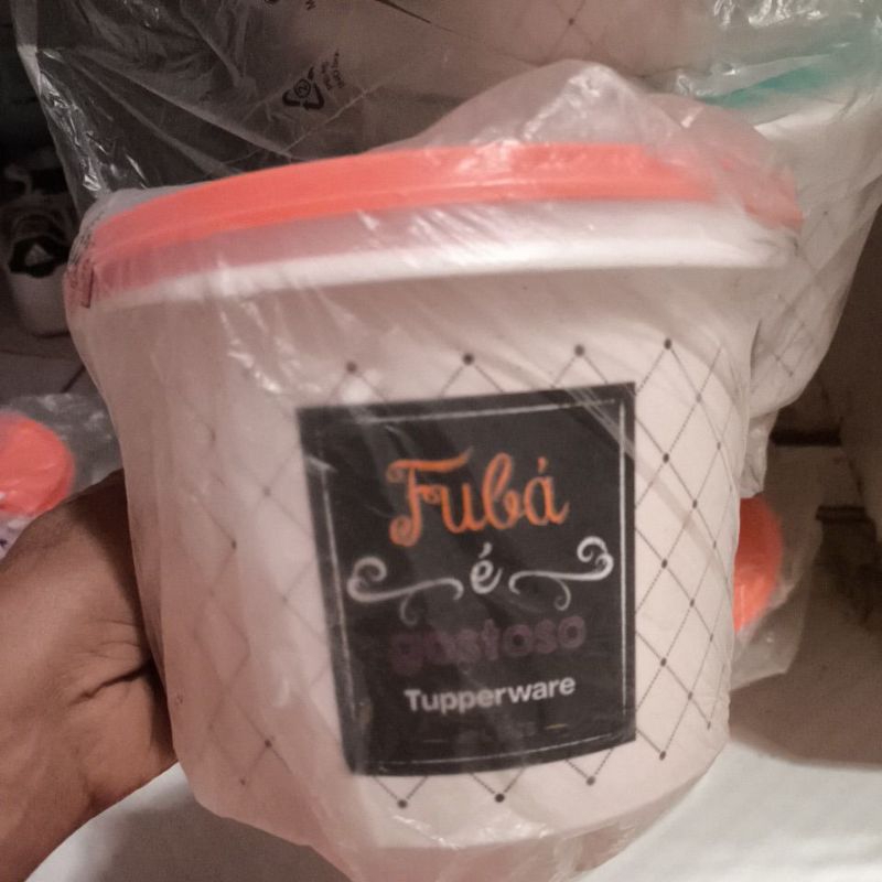 pote fubá bistrô Tupperware