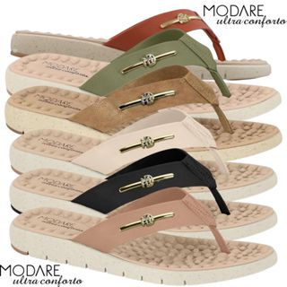 Chinelo Feminino Ortopédico Modare Palmilha Reflex Sense Macio Confortável Original em Oferta na Shopee