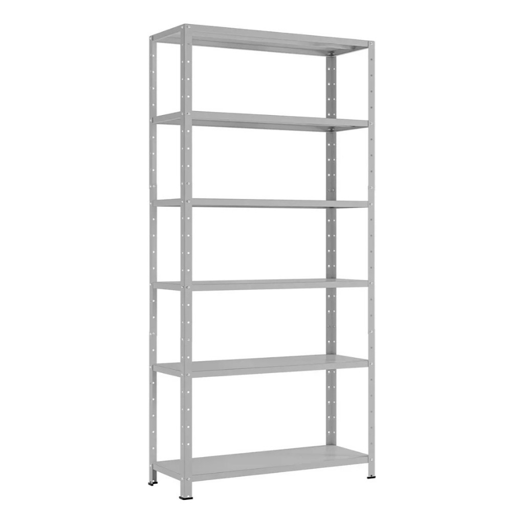 Estante Aço Prateleira Multiuso 6 Nivel Bandeja Reforçada Aço Galvanizado