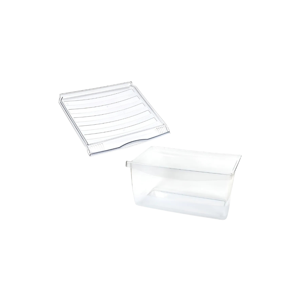 Kit Gaveta e tampa de legumes geladeira crb36 em Oferta na Shopee