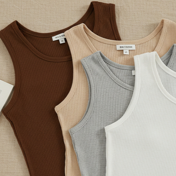 Kit 3 Regatas Femininas Blogueirinha Lisa Malha Algodão Ribana Envio Imediato em Oferta na Shopee
