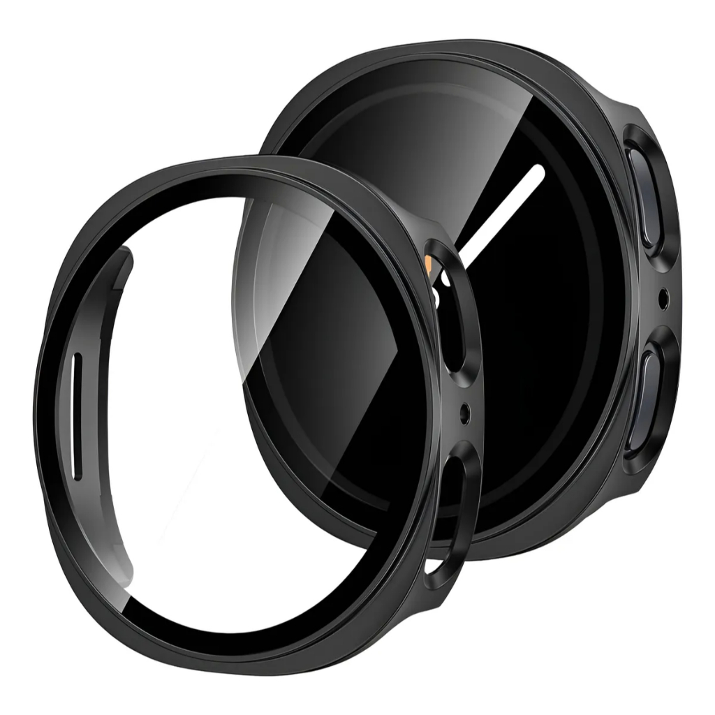 Case Capa Película De Vidro Protetora Para Samsung Galaxy Watch 8/9 40mm/44mm