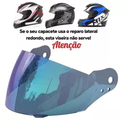 Viseira Mixs Gladiator / Gladiator Neo Mx2 Carbon Espelhada