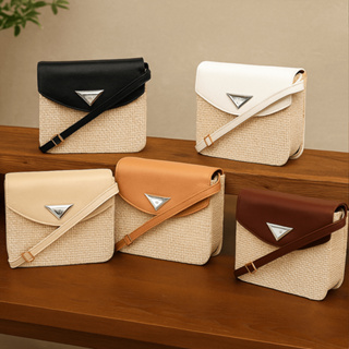 Bolsa Feminina Palha Balada California em Oferta na Shopee