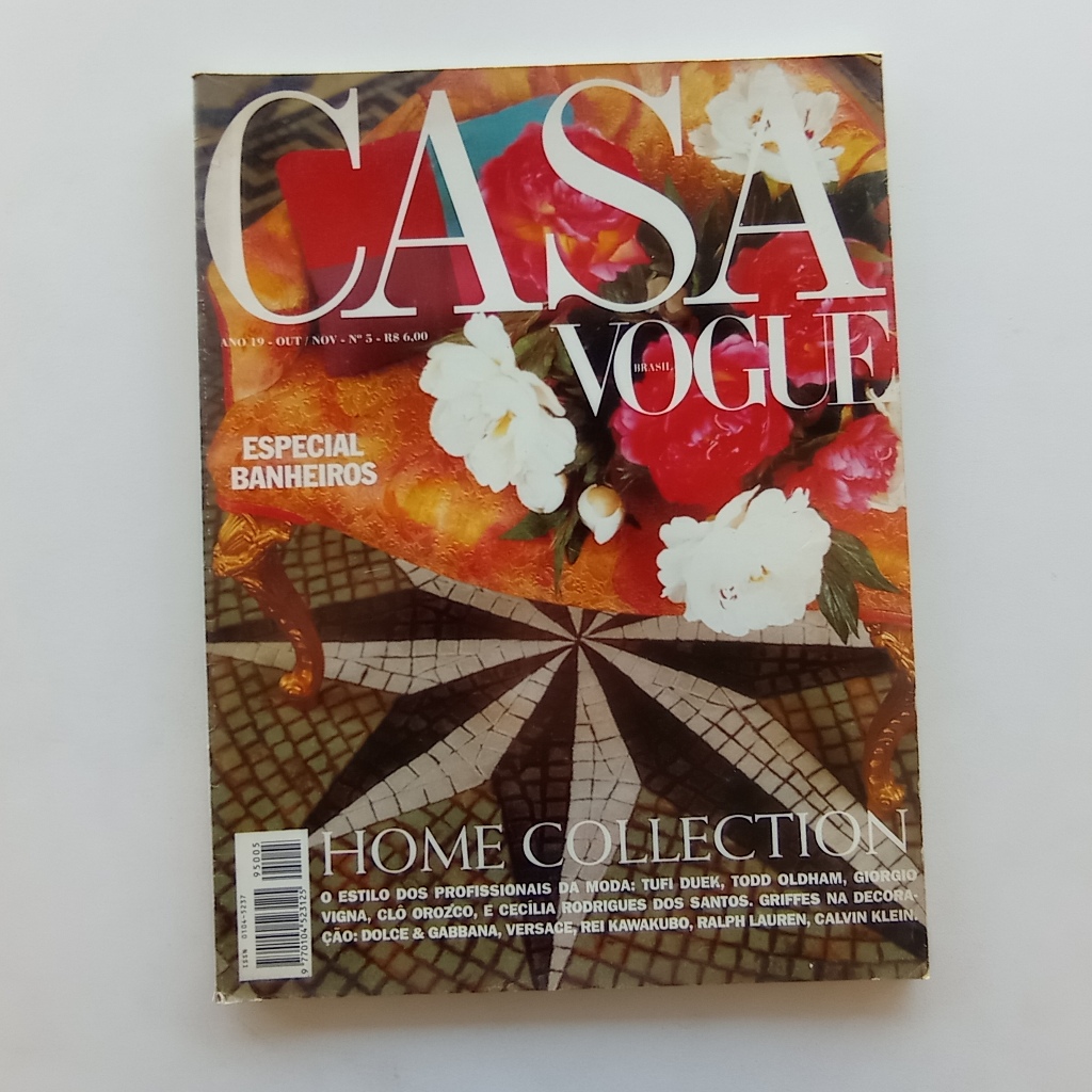 Revista Casa Vogue Brasil nº 5 - 1995 - Arquitetura / Decoração / Paisagismo