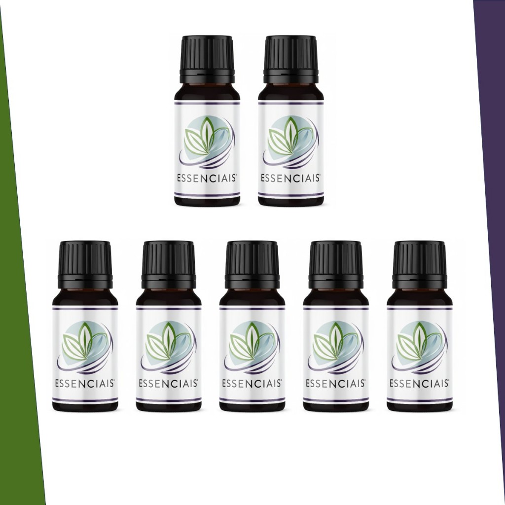 Kit com 7 Essências de Perfumes 100ml | Concentradas | Diversas Fragrâncias | Essenciais