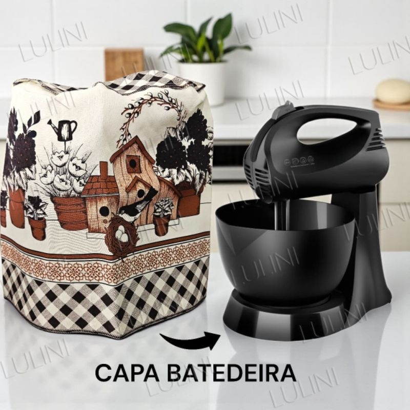 Capa Protetora Para Batedeira Padrão Convencional Varias Estampas