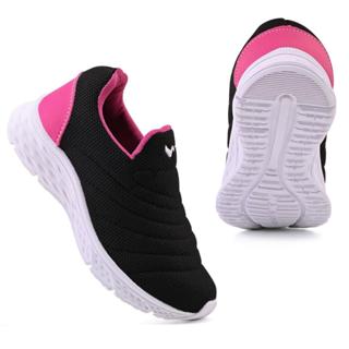 Tênis Escolar Infantil Feminino Calce Fácil Sem Cardaço Confortável Leve em Oferta na Shopee