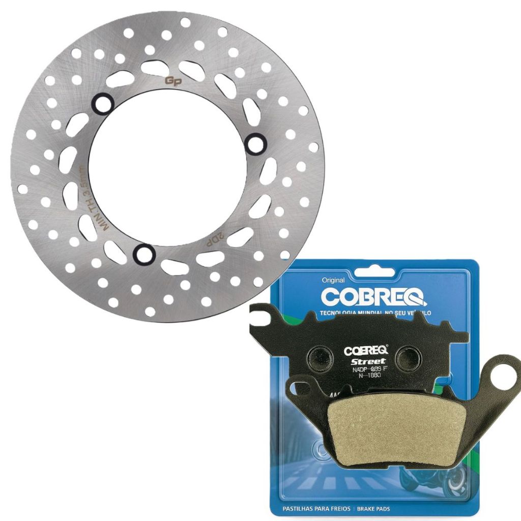Disco de Freio Dianteiro Nmax 160 2017-2025 + Pastilhas Cobreq